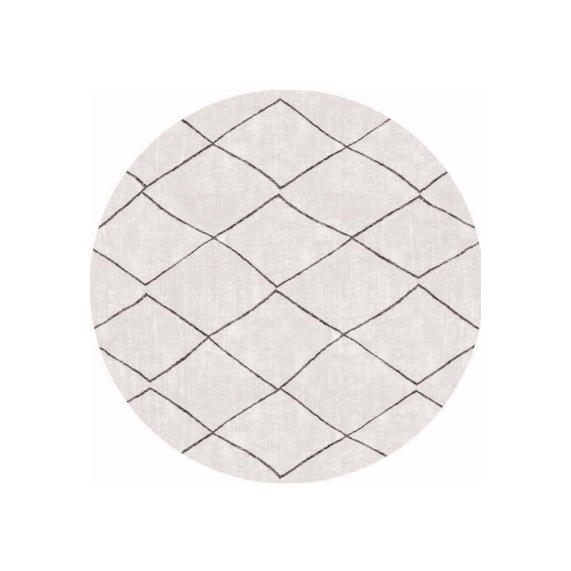 Tapis beige à motif tissé Soul, Rectangle 3 pi 10 po x 5 pi 3 po