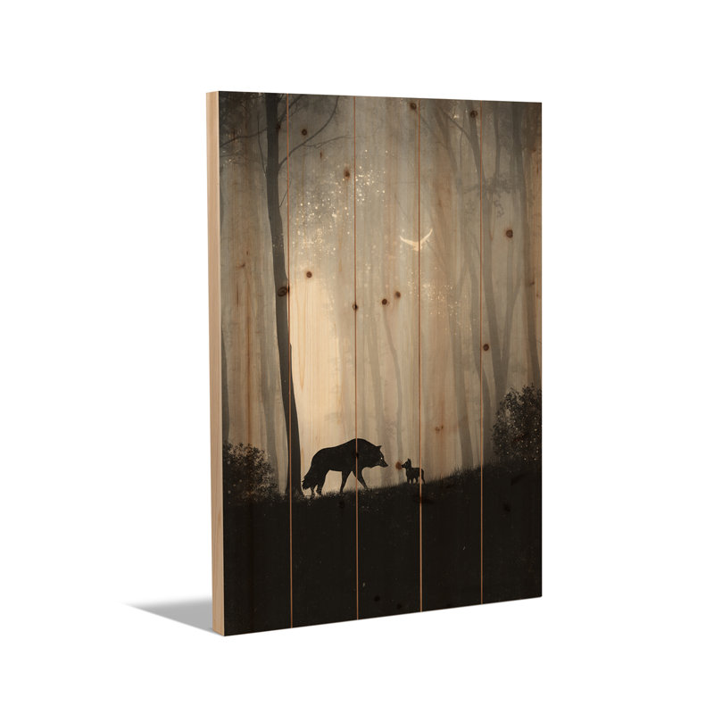 Reproduction d'art murale en bois - réunie par Dancheziel Taylor, H 40 po x l 26 po