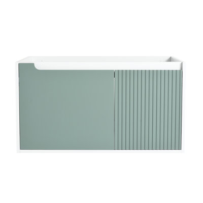 Meuble-lavabo compact 36 po, meuble-lavabo 36 po, finition grattée