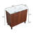 Walnut Oak Modern Free-Standing Bathroom Vanity Set-1534635869