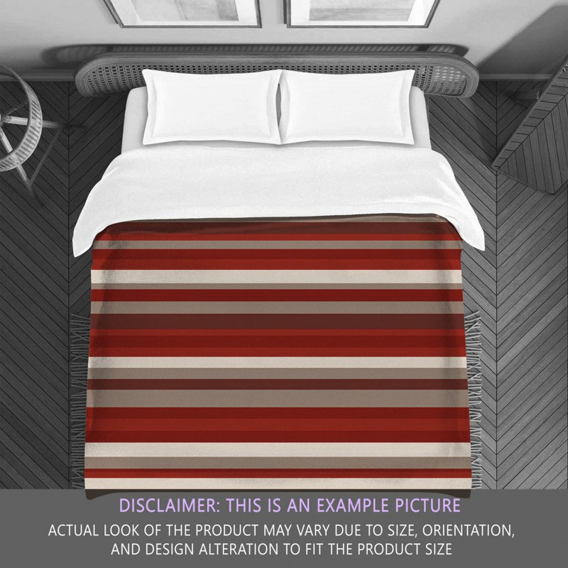 Polyester Striped Comforter, King Comforter