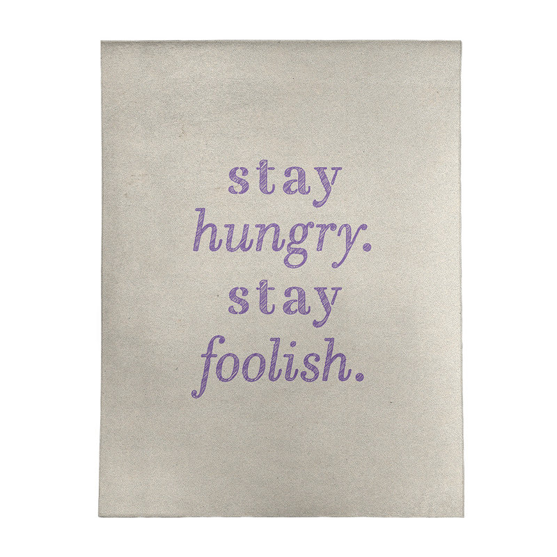 Quotes Chenille Indoor Rug, Rectangle 5' x 7'
