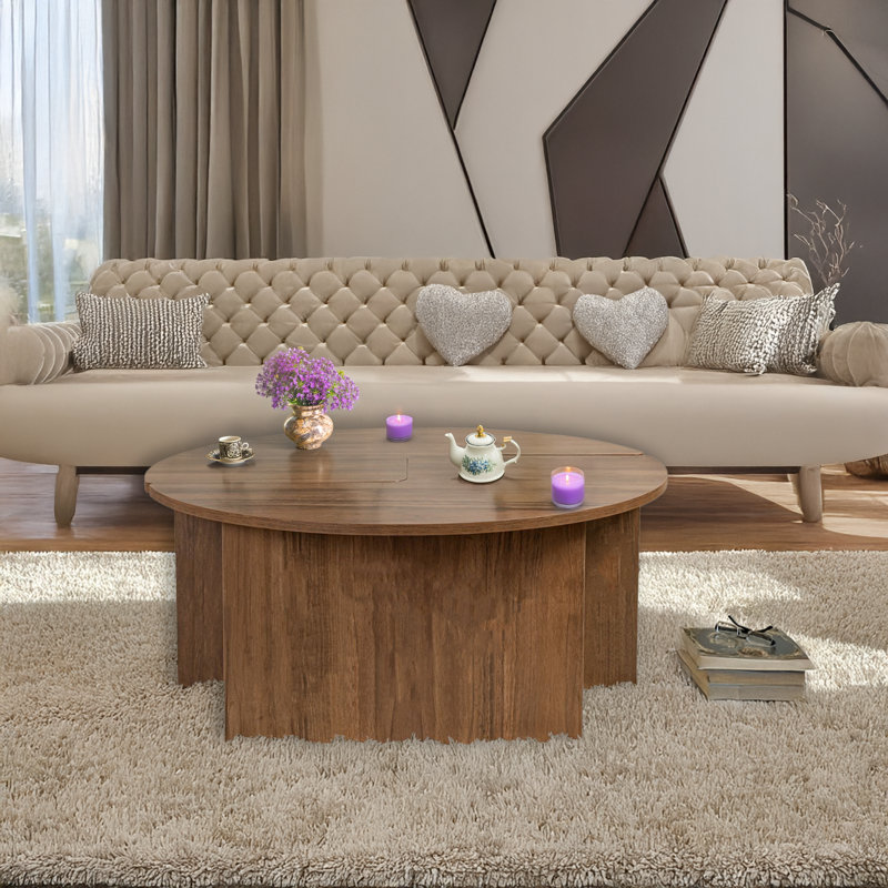 2 Pieces Round Coffee Table