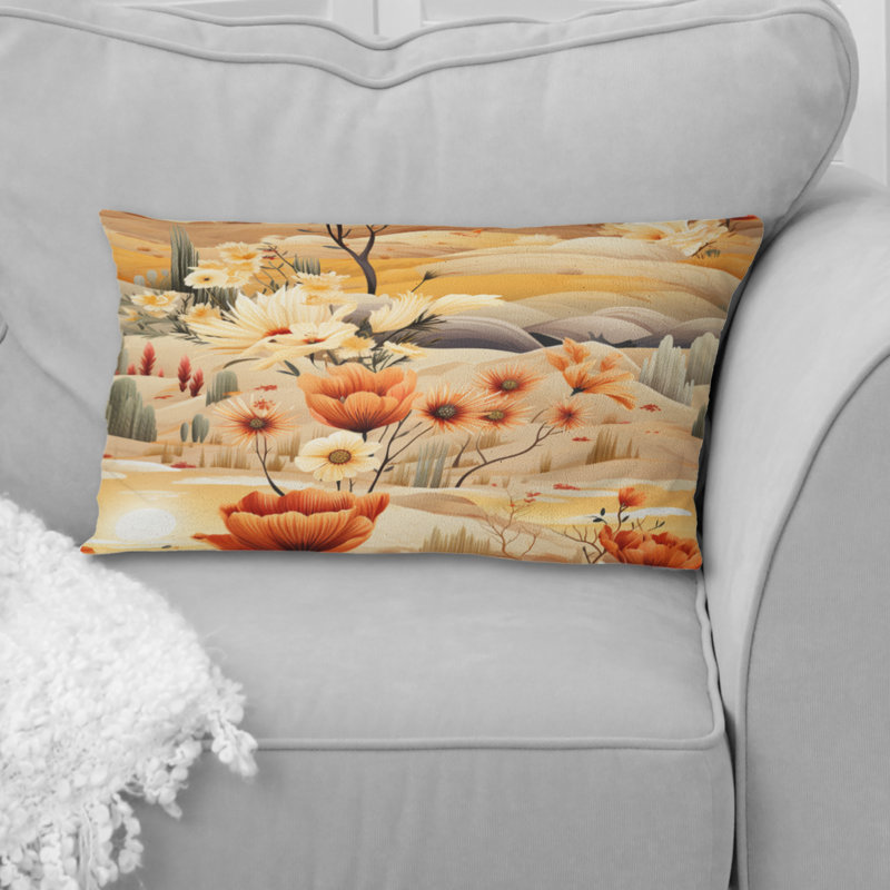Floral Throw Pillow