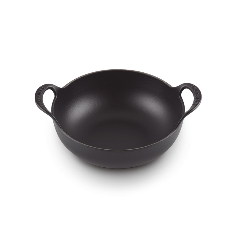 Le Creuset Cast Iron Balti Dish 24cm, Satin Black