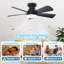 Ventilateur de plafond encastré à profil bas Depuley-985259573-985259574-985259578