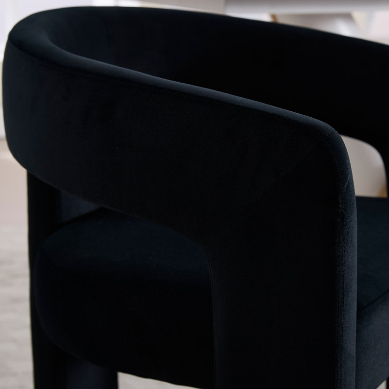 Chaises de salle à manger modernes Modernes, Noir, noir, noir, noir