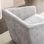 Fauteuil moderne pivotant à 360 ° en chenille gris - Améliorez votre espace de vie avec pour une étude élégante