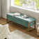 Shanieka 55.3'' W Modern Upholstered Flip Top Storage Bench with Button-Tufted and Metal Foots