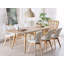 Aquin Extendable Metal Base Dining Table