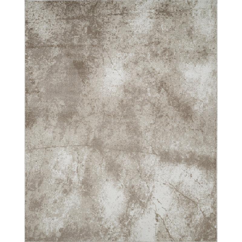 Machine Washable Felix Beige/Brown Rug, Rectangle 8'9'' x 12'