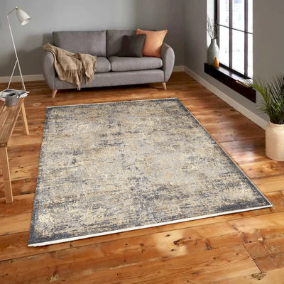 Agathy Abstract Polyester Kitchen Mat