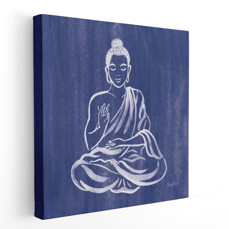 Bouddha - reproduction d'art sur toile, H 12 po x l 12 po