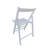 FOLDING CHAIR-2/S, FOLDABLE STYLE -WHITE