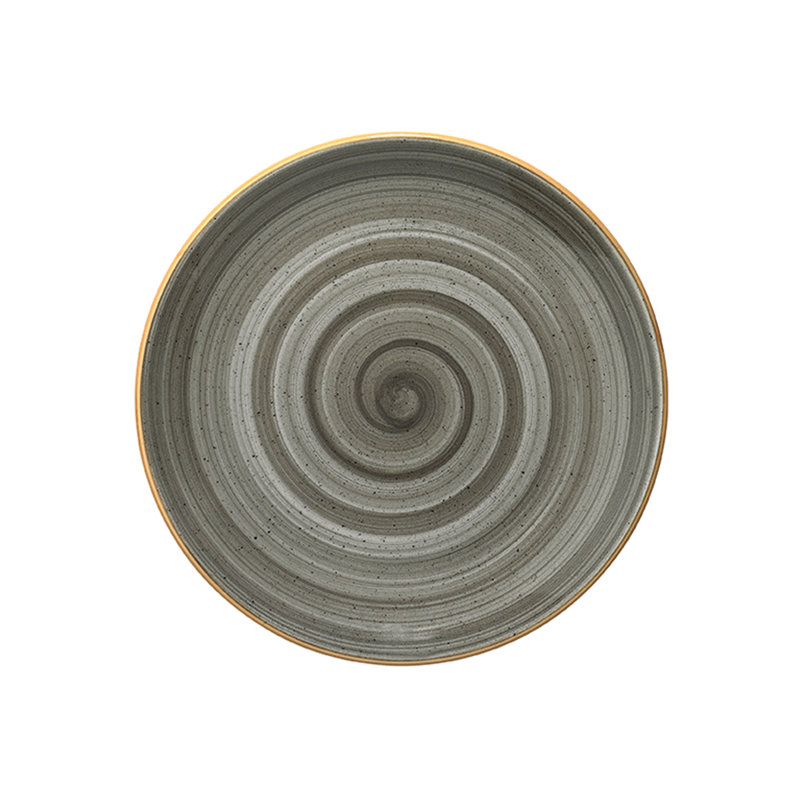 Assiette à hors-d'œuvre 7 po Sienna, Gris