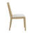 Anassi Upholstered Dining Side Chairs with Cane Back and Solid Wood Frame