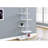 Asymmetrical 5 Tier , White Laminate, Grey Metal For Offices In Modern Style, And Bedroom Decoration