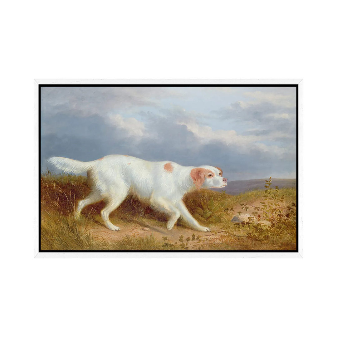 A Setter On The Moor von Philip Reinagle - Galerie-umwickelte Leinwand Giclée auf Leinwand