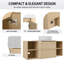 Meuble-lavabo mural simple 48 po avec lavabo en céramique-631913522-631913527