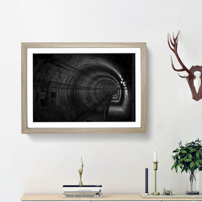 Subway Tunnel - Picture Frame Painting Print
