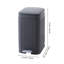 PP Manual Lift Waste Bin - 7L