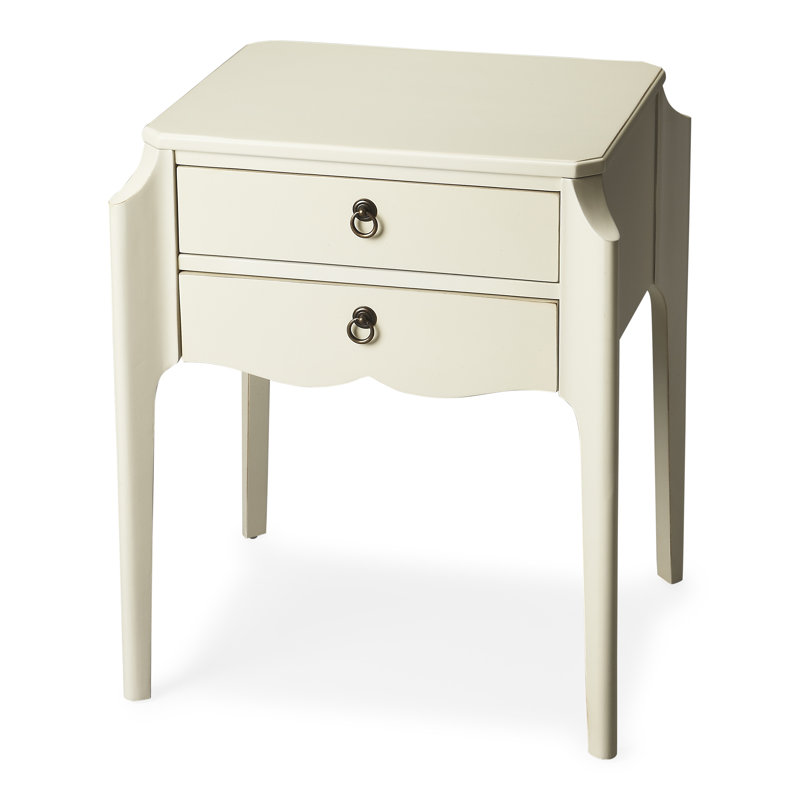 Wilshire End Table, Smooth White