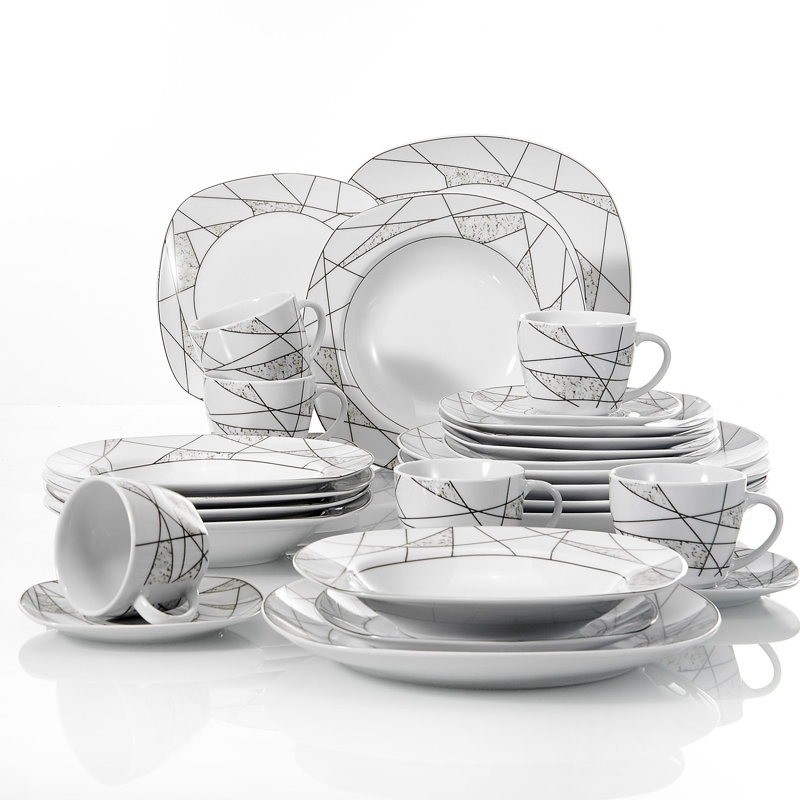 Electra 30 Piece Dinnerware Set Service for 6