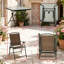 Ensemble de mobilier d'extérieur peu encombrant, ensemble de salle à manger de patio pliable, ensemble de conversation de jardin cinq pièces