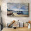 «The Beach at Sainte Adresse # 2» par Monet-Gallery, toile tendue-1070010095