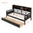 Daybed, Wood Slat Support, With Bedside Shelf And Two Drawers (Daybed)-372866447-372866444