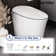 Smart Bidet Elongated Toilet, Auto Open & Close, Heated Seat, Wireless Remote Control, Premium