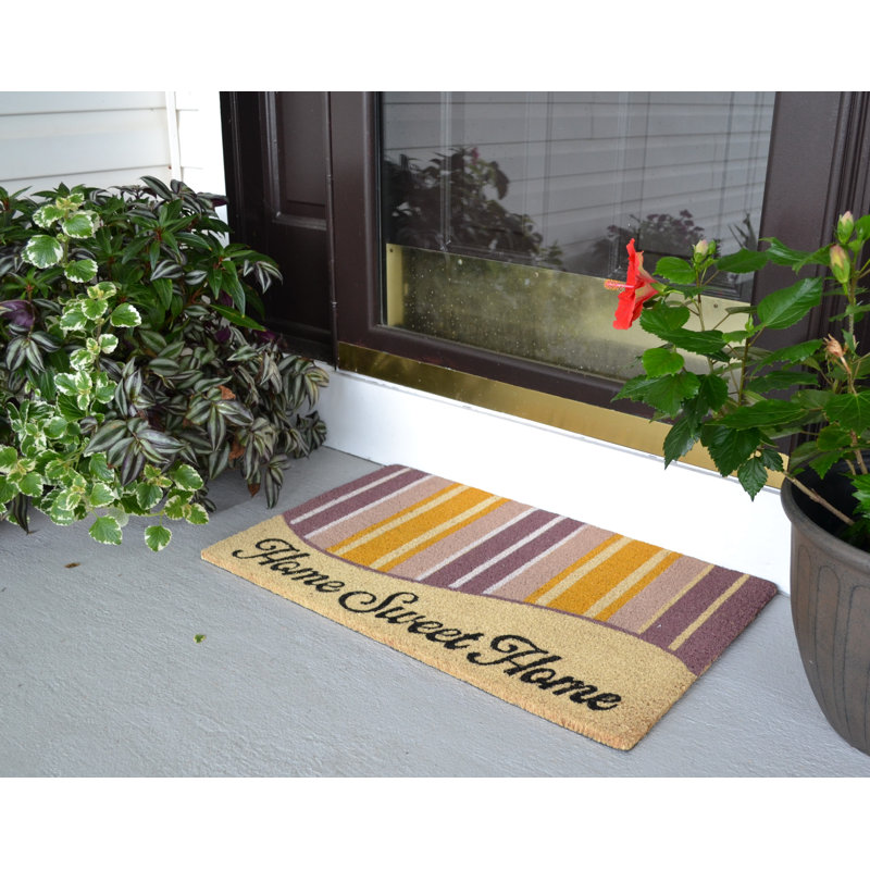 Kanav Non-Slip Striped Outdoor Doormat