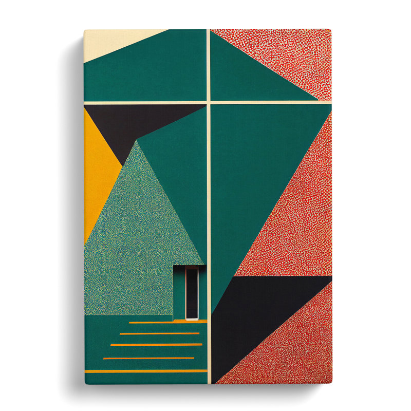 City Architecture Art Deco No.1 - Wrapped Canvas Print, 50cm H x 35cm W