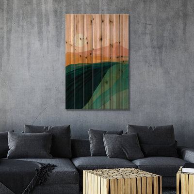 Isanti Emerald Canyon by  Unframed Painting on Wood