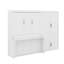 Grand lit escamotable mural avec placard-254404569