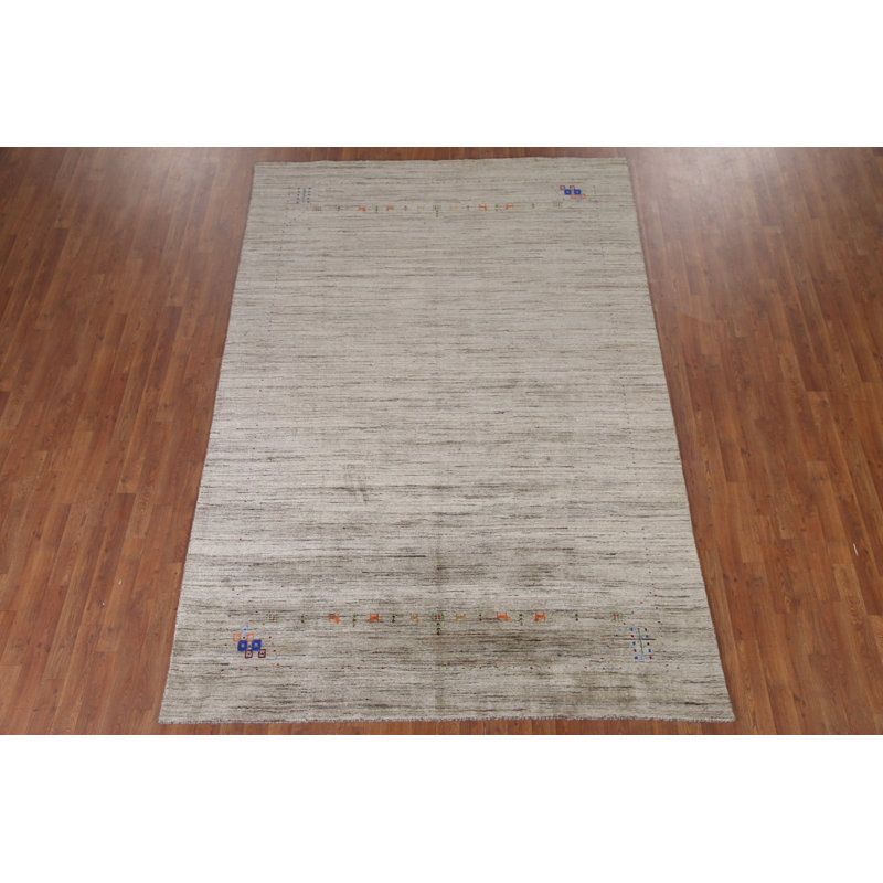 Tapis oriental en laine fabriqué à la main Gabbeh 7 x 10
