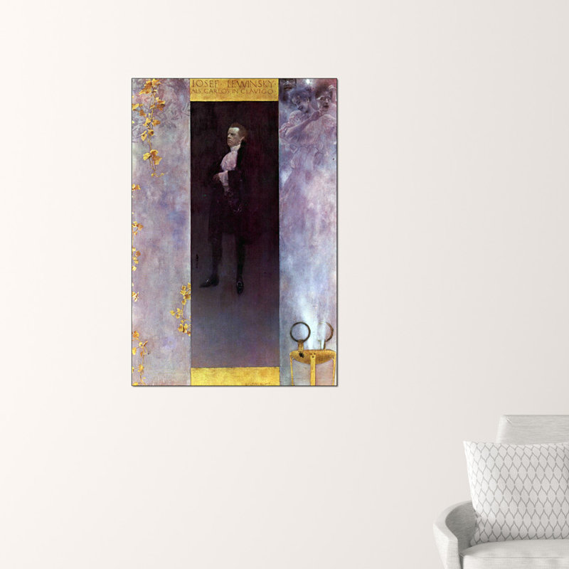 Gustav Klimt - Wrapped Canvas Painting, 90cm H x 60cm W x 1.8cm D