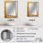 Gold Eternal Swirl I - Abstract Spirals Wall Mirror, Gold Decorative Mirror, Printed Metal Art-870320443