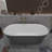 59'' x 29.5'' Freestanding Soaking Acrylic Bathtub