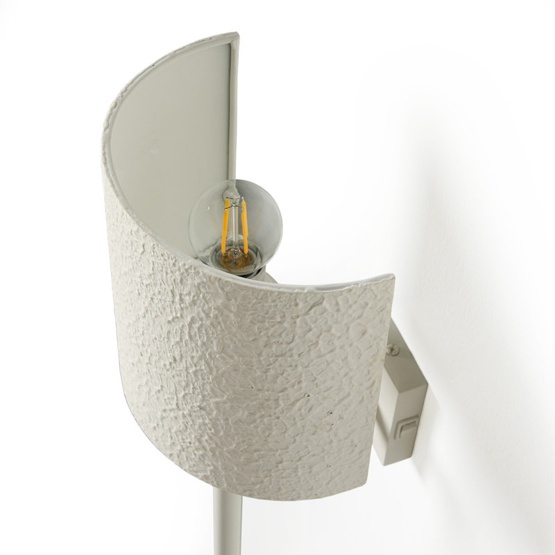 Maurice 1 - Light Wallchiere, Matte White