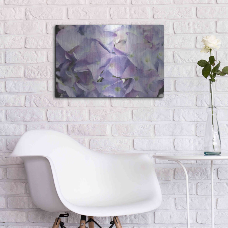 " Violet Hydrangeas " by Lori Deiter, 16" H x 24" W