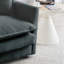Repose-pieds en tissu chenille avec repose-pieds 2 places-661570876