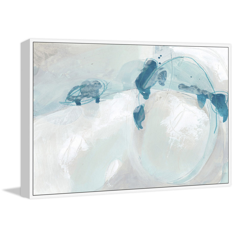 « trace echo iv », reproduction de peinture à l’acrylique sur toile encadrée, H 20 po x l 30 po x P 1,5 po