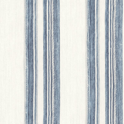 Papier peint indigo Loom Spun
