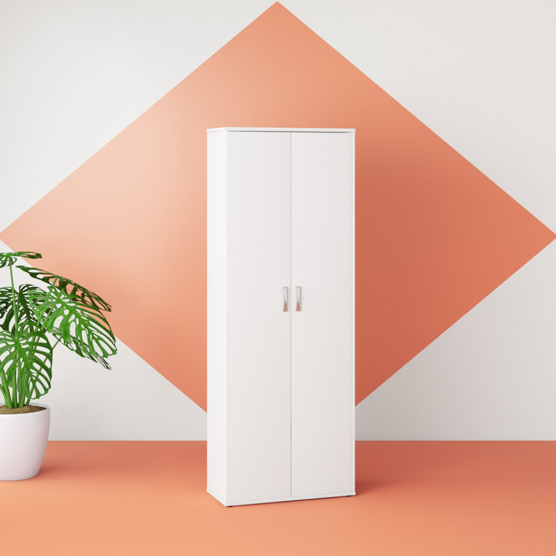 Arconati hinge-door wardrobe, White