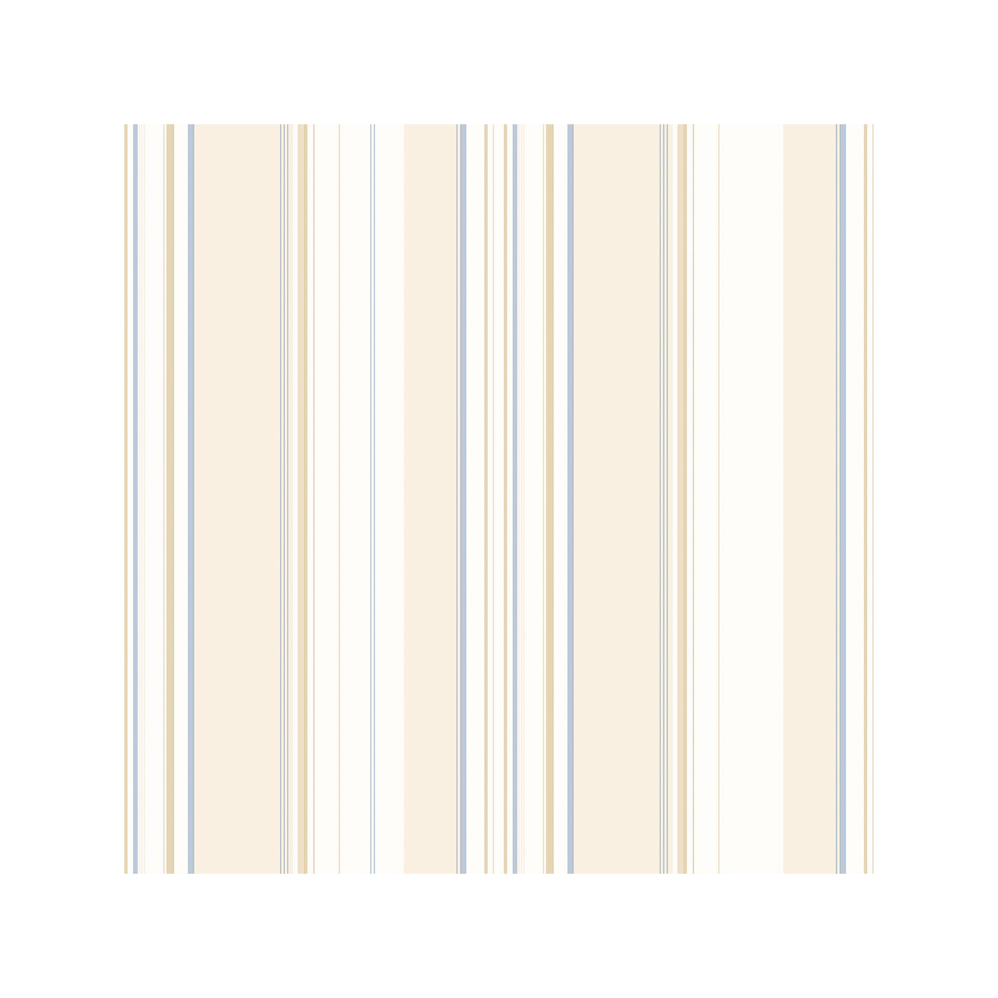 Kitchen Recipes Multi-Stripe Design 32.8' L x 21" W Wallpaper Roll, Blue