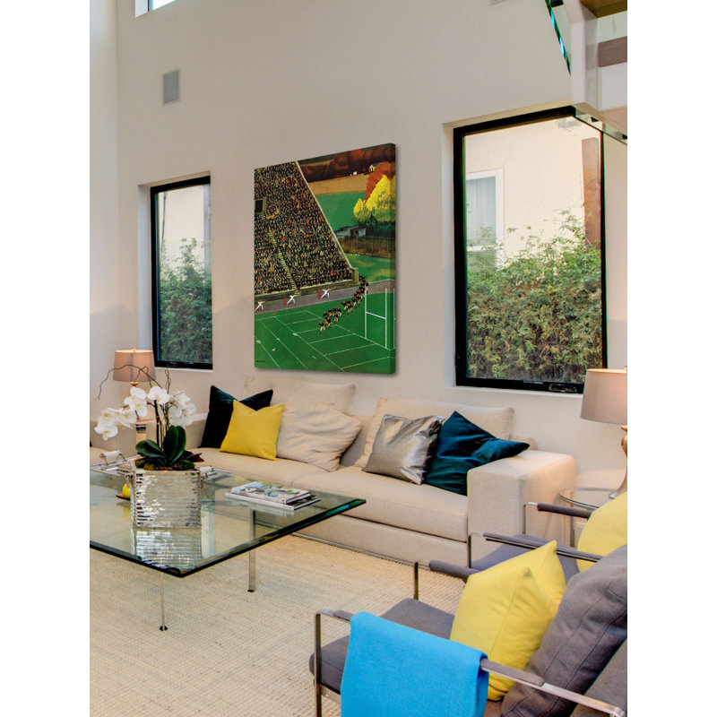 Multi-Color Sports Canvas Print by John Falter, 26" x 33"