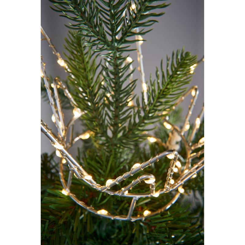 10.41cm Metal Lighted Tree Topper