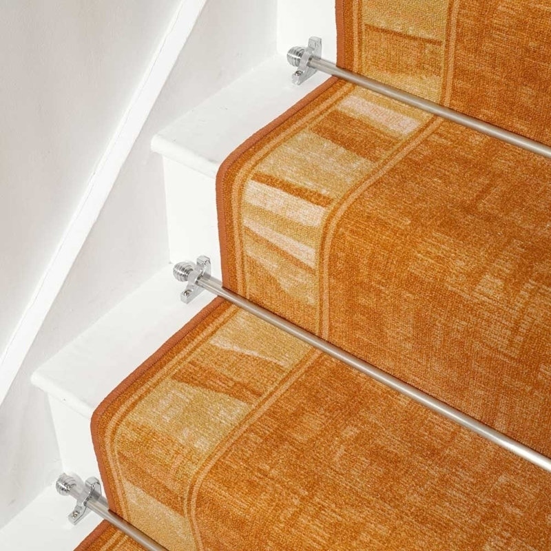 Stair Runner Carpentras Block Print Area Rug, Runner 66 x 480cm