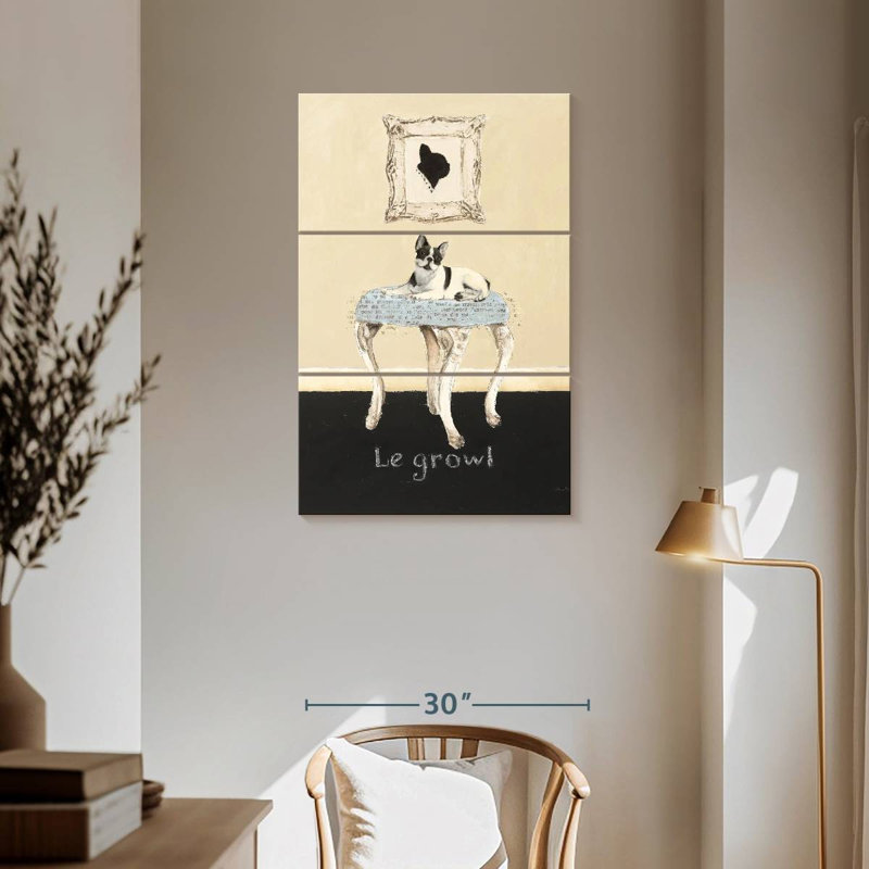Brampt Le Growl, 57" H x 36" W